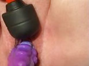 BBW MILF Gets Fucked With Monster  Dildo