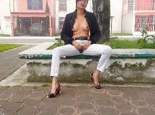 Ripped Jeans and Pissing Outdoor