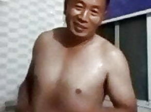 asiatique, papa, masturbation, gay, branlette, chinoise, pappounet, ours