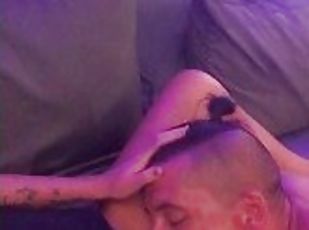 Hot wifey gets pussy licked
