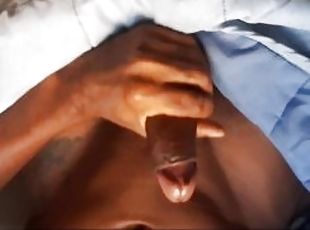 I jerk off in slow motion / slow motion cumshot / wake up horny / bed handjob