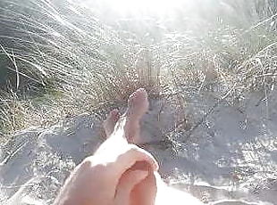 masturbation on beach