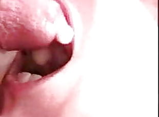 Tasting Small Cock and Cum Swallow