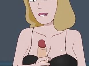 Handjob (seks dengan tangan wanita pada penis laki-laki, Animasi, Jenis pornografi animasi, Ibu (Mother)
