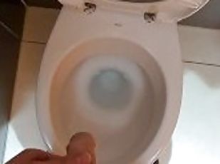 Masturbation, Pisser, Public, Amateur, Maison, Horny, Toilette, Solo, Bite