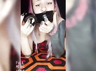 Tight Duct Tape Gag For Tattooed Slut