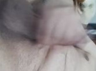 masturbation, amateur, énorme-bite, branlette, solo, bite