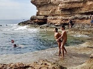 Perkempulan hidup terlanjang, Di luar, Awam, Amateur, Pasangan, Pantai, Hubungan sex