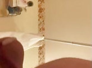 Daddy blows super slow motion massive shower huge cock cumshot