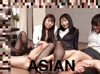 Dominatrix, Asian, Foot Fetish, Brunette, Young