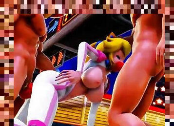 Mmd r18 peach & rosalina mario 3d hentai mv