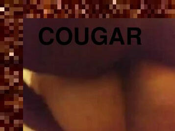 Thick 46 yr old cougar taking young dick