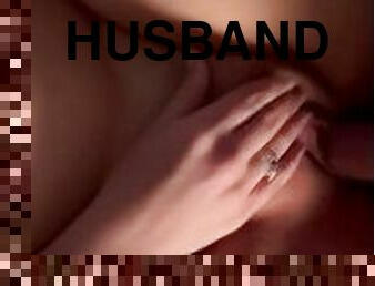 Husbands fucking my milf pussy
