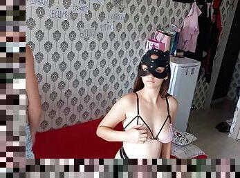 Russian teen fucks her boyfriend for the first time