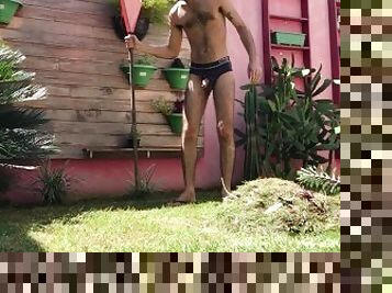 tatay-ama, mabalahibo, hubadero, baguhan, bakla, brazil, fetish, solo, tatay-ama-daddy, hardin