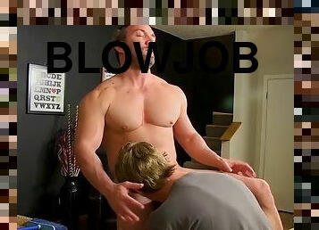 Dominant dad Brock Landon gets anal fucked by young Anthony Evans