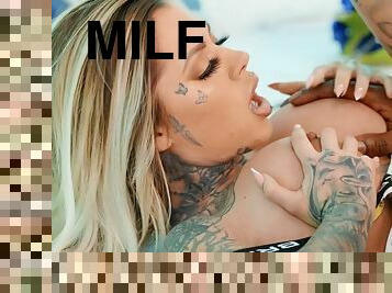Kinky MILF Chantal Danielle interracial jaw-dropping porn movie