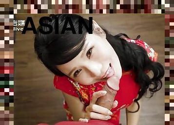 Asian lewd harlot stimulant porn clip