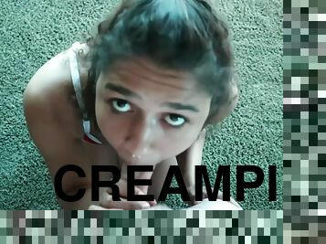 Tv Presents: Rhia Kay Creampie! And She Cums 4 Times!