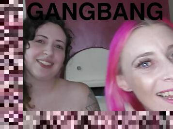 DehiraXXX and Roxy Lace enjoy a gangbang