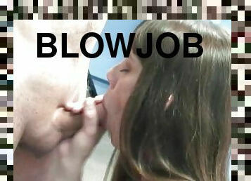 Watch a worshipful blowjob from close up