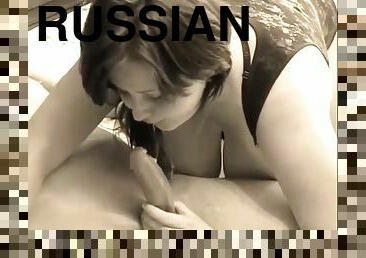 Russian, busty & smoking (recolored)