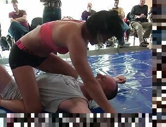 arrapate, azione, wrestling, solitari, brunette, erotici