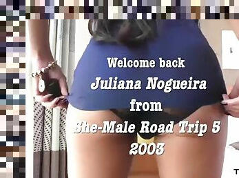 Stud alex victor bangs ts juliana nogueira round ass in missionary