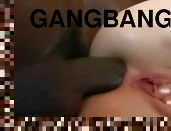 nere, interraziali, gangbang, neri, prima-volta, bionde