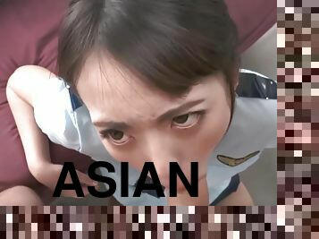 Asian girl in uniform XXX video