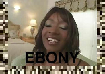 Stunning ebony babe kaylani cream getting fucked by white cock