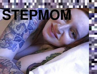 Inked horny stepmom POV porn clip