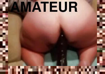 fitta-pussy, amatör, kamera, bbw, voyeur, dildo, rumpa-butt