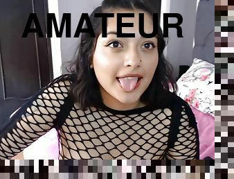 Latina cutie amazing live sex show