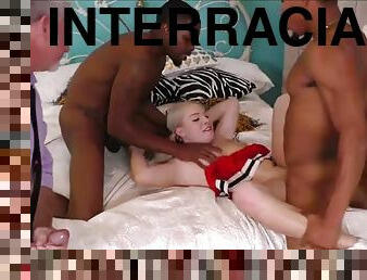 Interracial threesome