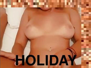 Holidays in greece with my horny teen girl