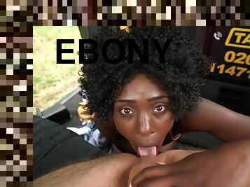 Taxi Rimjob Beautiful Ebony rides a huge cock in her pink pussy - Zaawaadi