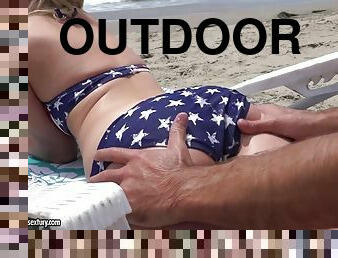 Wonderful lady Staci Loves Doing it Outdoors