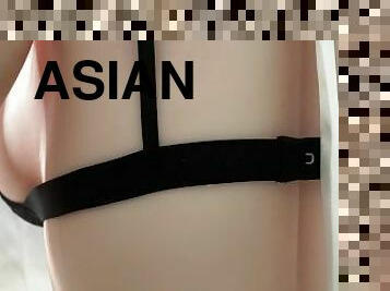 asia, puting-payudara, hitam, celana-dalam-wanita, pacar-perempuan, putih, boneka-cantik, hak-tinggi, celana-dalam, melepas-semua-pakaian-undressing