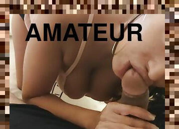 Neyla Kimy beurette retour de vacances a suc une grosse bite - Brunette