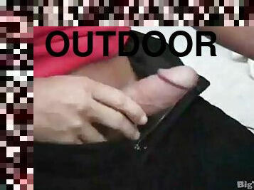 Anal outdoors