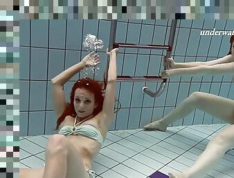 Sexy Nudist Babes Underwater Lenka And Ala