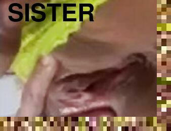 Wet pussy step sister