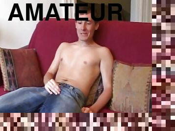 Amateur Kiefer Foxx strips down and strokes his cock on the porn video now playing. It looks like this boy is horny because it doesnt take long for...