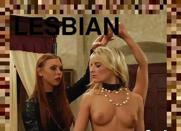 lesbisk, hardcore, bdsm, slave, tjekkisk, bondage, femdom, straffet