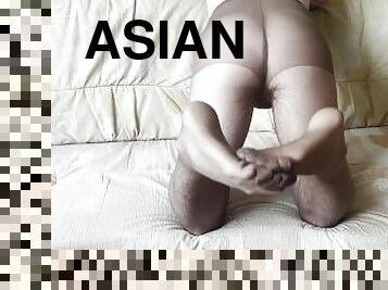 asiatiche, collant-di-nylon, amatoriali, gay, fuori-di-testa, piedi, calze, europee-european, europee, feticci