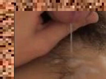 Morning Wood Huge Cumshot