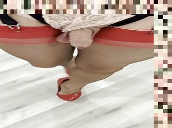 waria-shemale, amatir, penis-besar, jenis-pornografi-milf, ibu, kaki, stocking-stockings, manis, cantik, ibu-mother