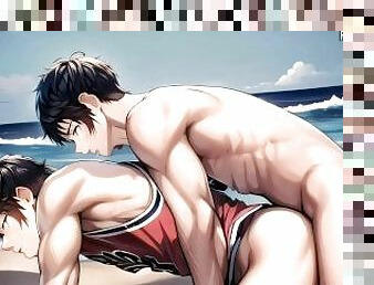 asiatiche, allaperto, pubblici, sport, gay, spiaggia, college, anime, manga, muscolosi