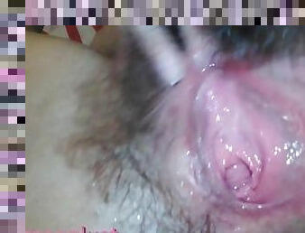 Squirting Pink Pussy Hairy Slut PinkMoonLust Female Ejaculate Ejaculating Girl Clit Cum Cumming Wet